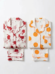 Bloom & Pumpkin Pajama Duo – Pack of 2