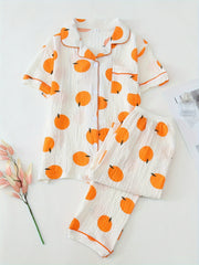 Bloom & Pumpkin Pajama Duo – Pack of 2