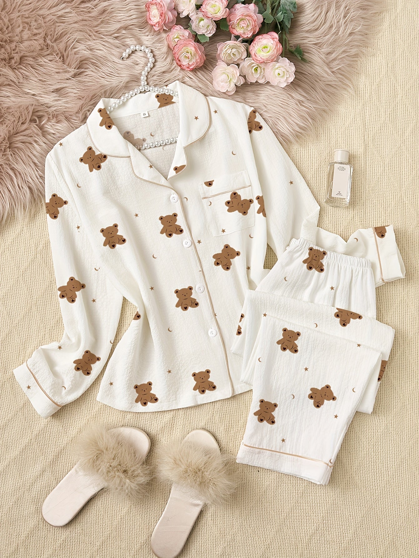 Teddy & Heart Comfort Pajama Duo – Pack of 2